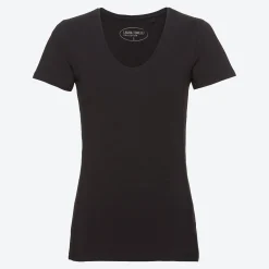 Damen NKD Damen-T-Shirt mit V-Ausschnitt