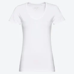 Damen NKD Damen-T-Shirt mit V-Ausschnitt