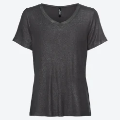 Damen NKD Damen-T-Shirt mit V-Ausschnitt