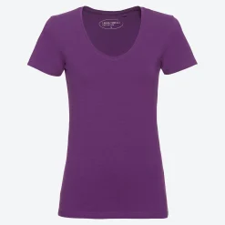 Damen NKD Damen-T-Shirt mit V-Ausschnitt