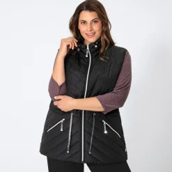 Damen NKD Damen-Weste mit Stehkragen, große Größen