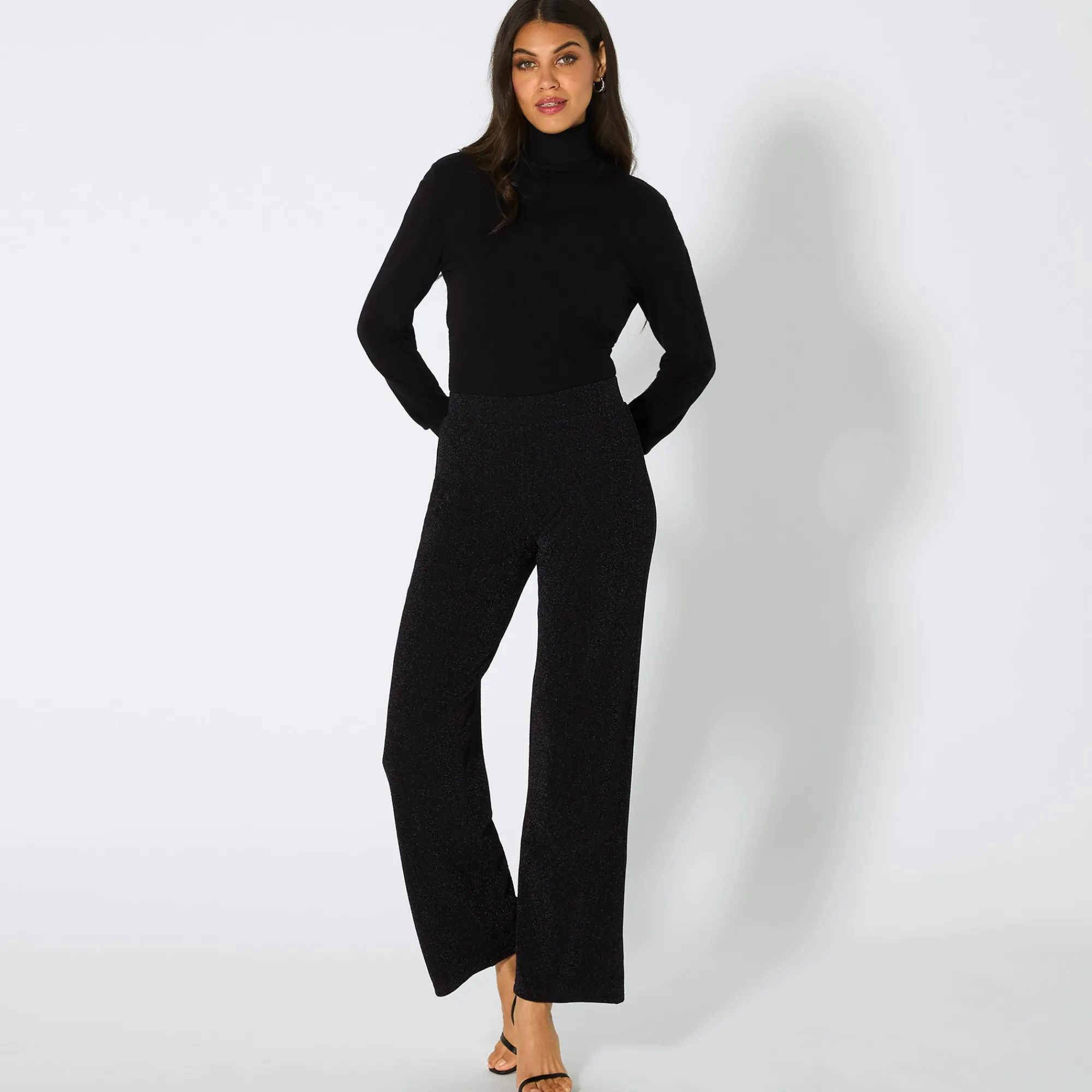 Damen NKD Damen-Wideleg-Hose mit Lurex