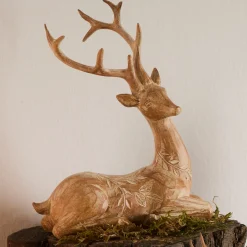 NKD Deko-Hirsch-Figur, ca. 15x6x17cm