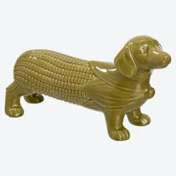 NKD Deko-Hunde-Figur in herbstlichem Design