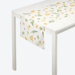 NKD Deko-Tischläufer mit Frühlingsblumen, ca. 40x140cm