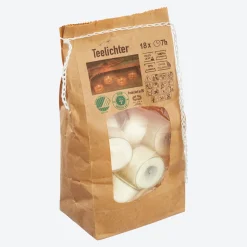 NKD Diana Candles Teelichter Clear-Cup, 18er-Pack
