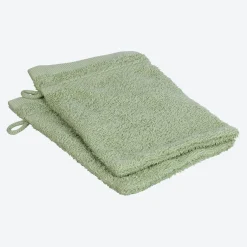 NKD Frottee-Waschhandschuh, CLASSIC, 16x21cm, 2er-Pack