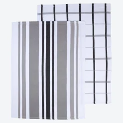 NKD Geschirrtuch aus reiner Baumwolle, 2er-Pack, 45x65cm