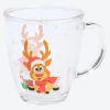 NKD Glas-Tasse mit Weihnachts-Design, ca. 360 ml
