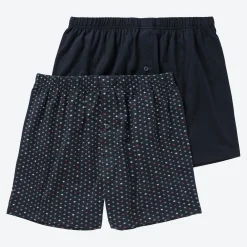 Herren NKD Herren-Boxershorts aus reiner Baumwolle, 2er-Pack
