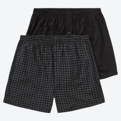 Herren NKD Herren-Boxershorts aus reiner Baumwolle, 2er-Pack