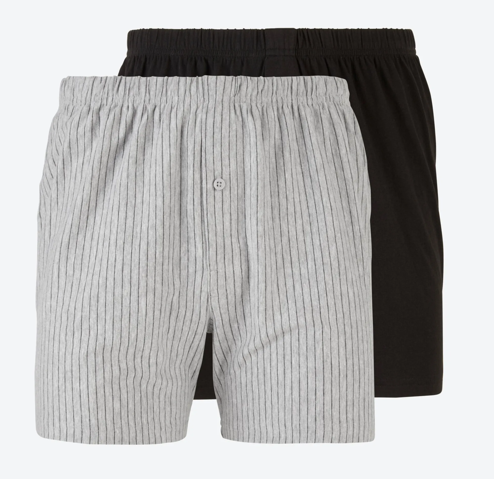 Herren NKD Herren-Boxershorts mit trendigen Streifen, 2er-Pack