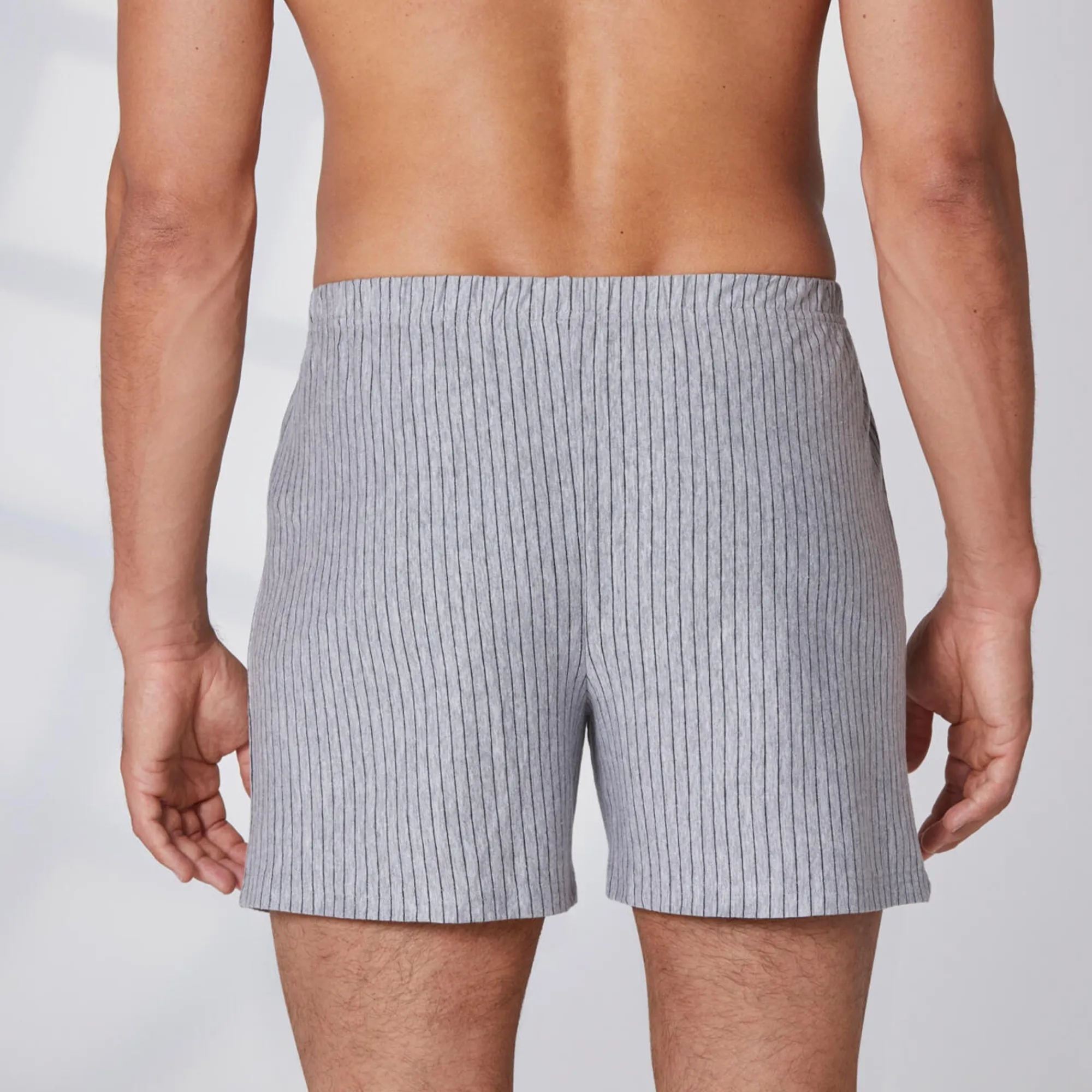 Herren NKD Herren-Boxershorts mit trendigen Streifen, 2er-Pack