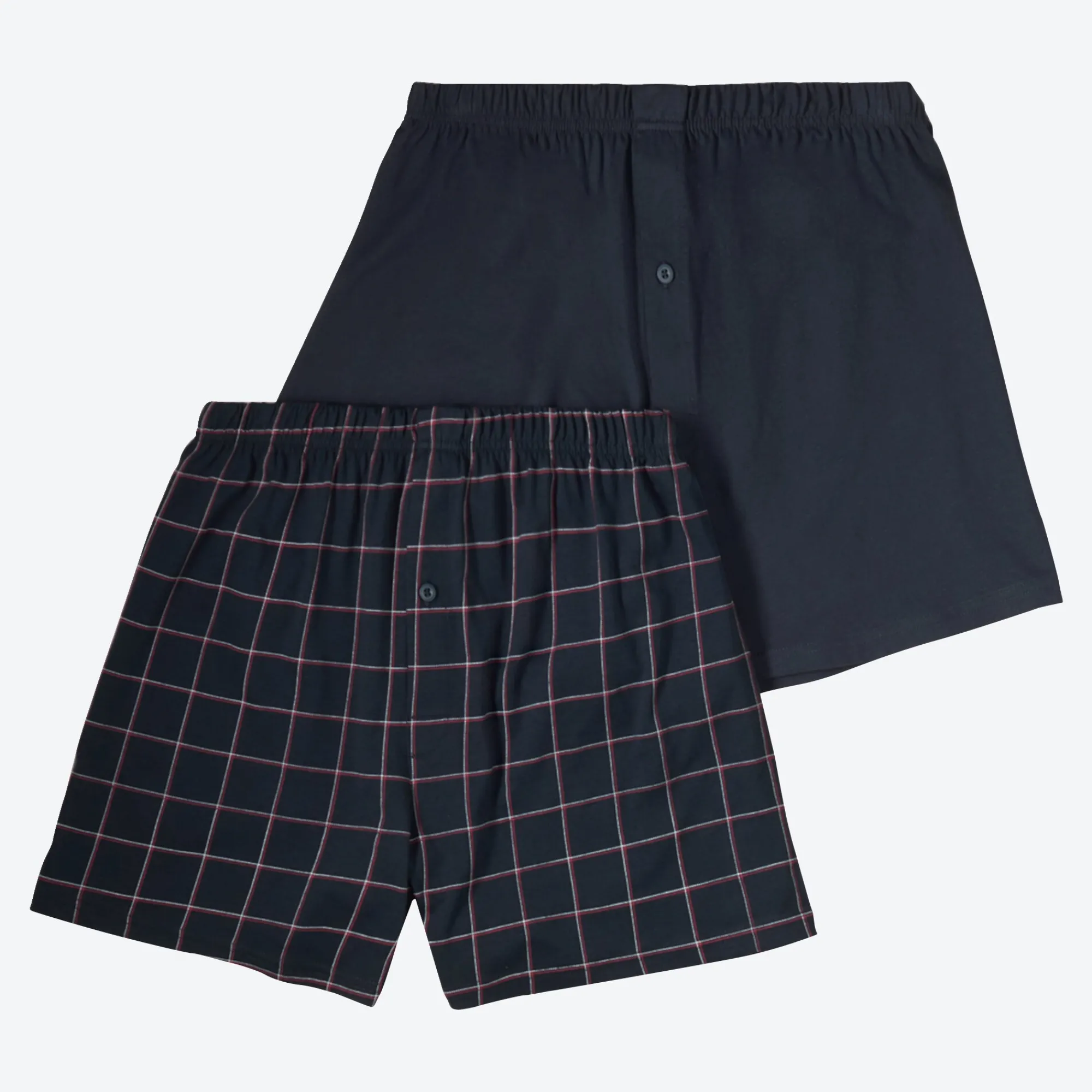 Herren NKD Herren-Boxershorts mit trendigen Streifen, 2er-Pack