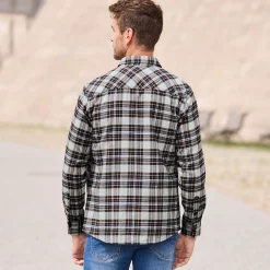 Herren NKD Herren-Flanell-Hemd mit Karo-Muster