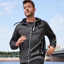 Herren NKD Herren-Fleecejacke mit Kapuze