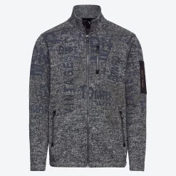 Herren NKD Herren-Fleecejacke mit Stehkragen