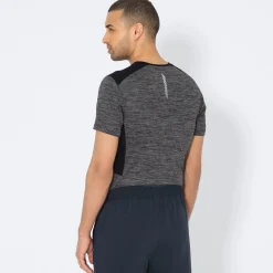 Herren NKD Herren-Funktions-T-Shirt in Mélange-Optik