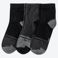 Herren NKD Herren-Kurzschaft-Socken, 3er-Pack