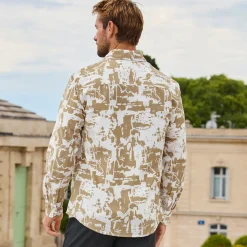 Herren NKD Herren-Langarm-Hemd mit Button-Down-Kragen
