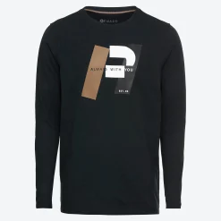 Herren NKD Herren-Langarmshirt mit Rubber-Print