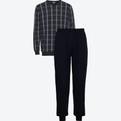 Herren NKD Herren-Pyjama mit Bündchen, 2-teilig