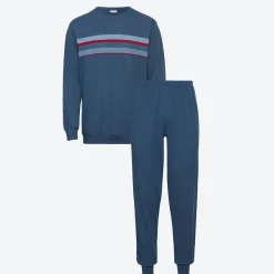 Herren NKD Herren-Pyjama mit Colorblocking-Design, 2-teilig