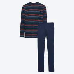 Herren NKD Herren-Pyjama mit Streifenmuster, 2-teilig