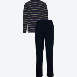 Herren NKD Herren-Pyjama mit Streifen-Design, 2-teilig