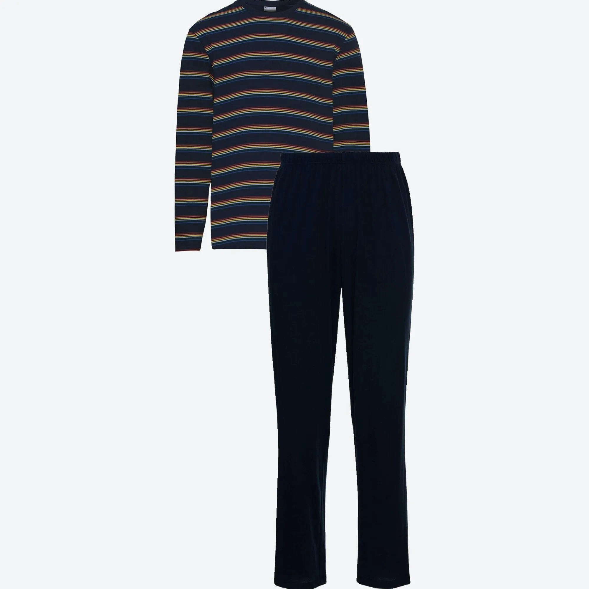 Herren NKD Herren-Pyjama mit Streifen-Design, 2-teilig