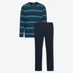 Herren NKD Herren-Pyjama mit Streifen, 2-teilig