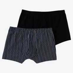 Herren NKD Herren-Retroshorts mit Streifen, 2er-Pack