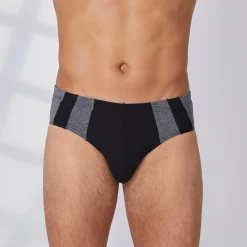 Herren NKD Herren-Slip mit Kontrast-Streifen, 2er-Pack