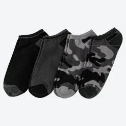 Herren NKD Herren-Sneaker-Socken, 4er-Pack