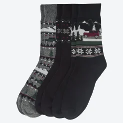 Herren NKD Herren-Socken mit hohem Baumwollanteil, 3er-Pack