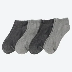 Herren NKD Herren-Sport-Sneaker-Socken mit Dehnungszone, 4er-Pack