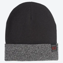 Herren NKD Herren-Strickmütze mit zwei Farben