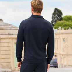 Herren NKD Herren-Sweatjacke mit Stehkragen