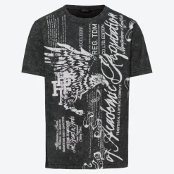 Herren NKD Herren-T-Shirt mit großem Frontaufdruck