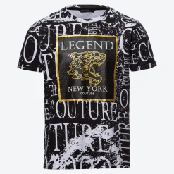 Herren NKD Herren-T-Shirt mit Rundhalsausschnitt