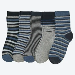Kinder NKD Jungen-Socken mit Baumwolle, 5er Pack