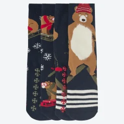 Kinder NKD Kinder-Jungen-Anti-Rutsch-Socken, 2er-Pack