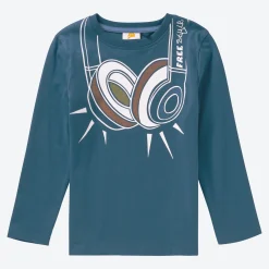 Kinder NKD Kinder-Jungen-Langarmshirt mit Frontaufdruck