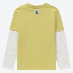 Kinder NKD Kinder-Jungen-Langarmshirt mit Dino-Motiv