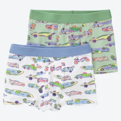 Kinder NKD Kinder-Jungen-Retroshorts, 2er-Pack