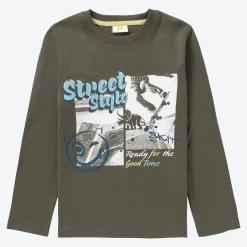 Kinder NKD Kinder-Jungen-Shirt mit Druck