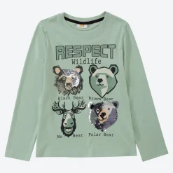 Kinder NKD Kinder-Jungen-Shirt mit Wendepailletten