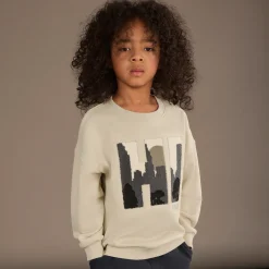 Kinder NKD Kinder-Jungen-Sweatshirt mit Stickerei