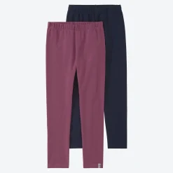 Kinder NKD Kinder-Leggings mit gewebtem Label, 2er-Pack