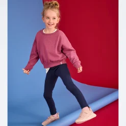 Kinder NKD Kinder-Leggings mit gewebtem Label, 2er-Pack
